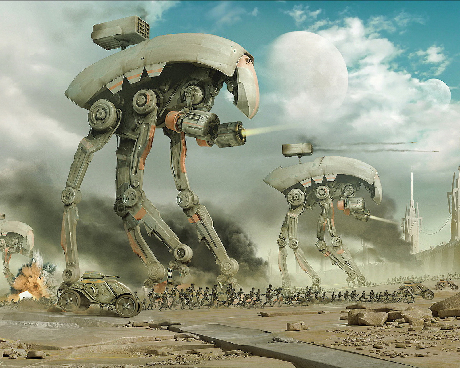 Про будущее и роботов. Шагоход дроидов. Танк шагоход Sci Fi. Робот шагоход концепт. Боевой робот шагоход арт.